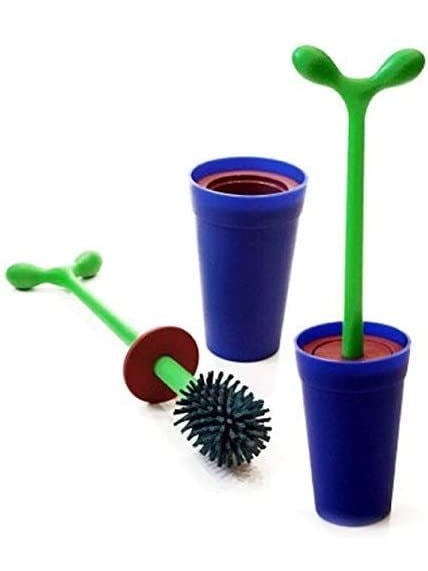ALESSI Туалетный ершик MERDOLINO, ASG04 AZ, синий