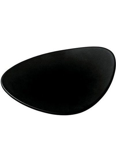 ALESSI Блюдце COLOMBINA, 12х14.5 см, меламин, арт. FM10/77 B, черное