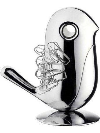 ALESSI Магнитный держатель для скрепок CHIP, форма Птичка, премиум качество, RT01