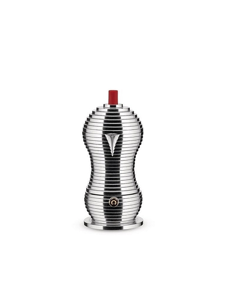 ALESSI Кофеварка гейзерная (300 мл) Alessi Pulcina MDL02/6RFM, красный