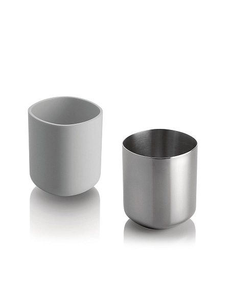 ALESSI Стакан настольный BIRILLO, нержавеющая сталь, арт. PL03
