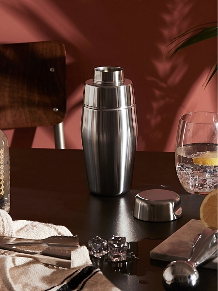 ALESSI Шейкер барный для коктейлей L 870/50, нержавеющая сталь.
