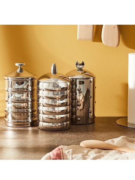 ALESSI Емкость для хранения KALISTO' 1, нержавеющая сталь, арт. CB01