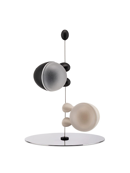 ALESSI Солонка и перечница LILLIPUT, дизайнерский набор, ASG02 BW
