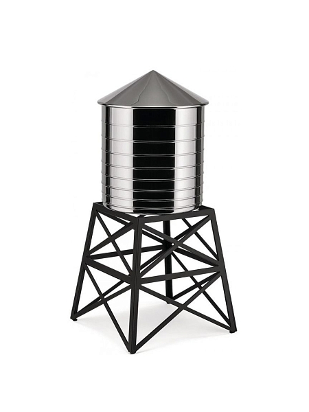 ALESSI Емкость для хранения Water Tower, DL02 B (нержавеющая сталь/черный)