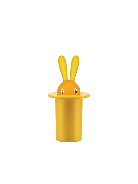 ALESSI Держатель для зубочисток MAGIC BUNNY, ASG16 Y, желтый