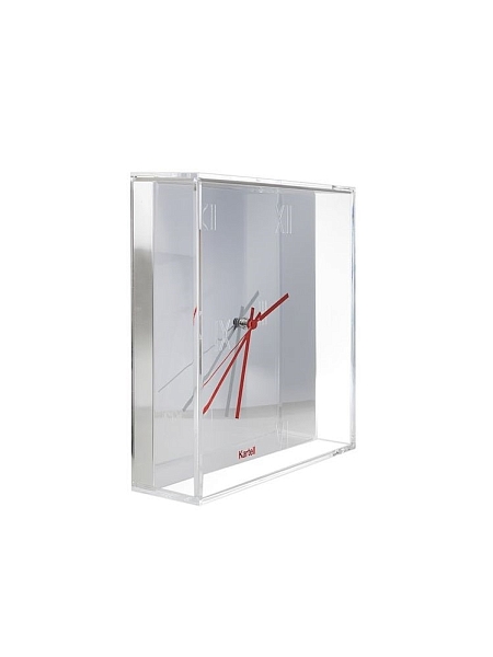 KARTELL Настенные часы 30 х 30 см TIC&TAC, 1910/XX, хром.