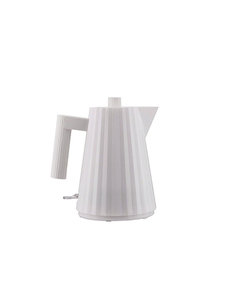 ALESSI Электрический дизайнерский чайник 1л PLISSE, форма плиссе, MDL06/1 W, белый