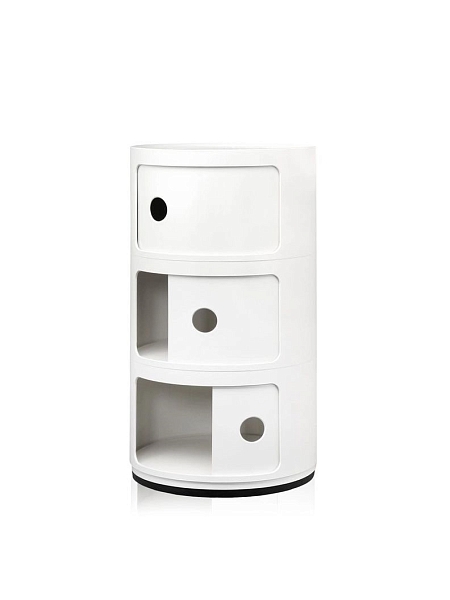 KARTELL Тумба h 58.5,0 х 32,0 см Componibili, 4967/03, белый.