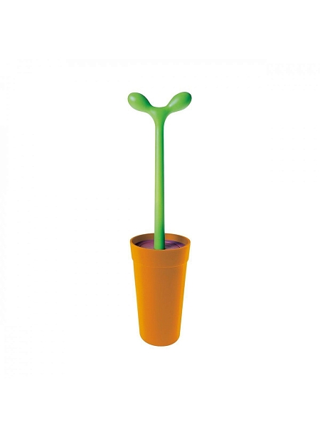 ALESSI Туалетный ершик MERDOLINO, ASG04 O, оранжевый