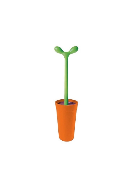 ALESSI Туалетный ершик MERDOLINO, ASG04 O, оранжевый