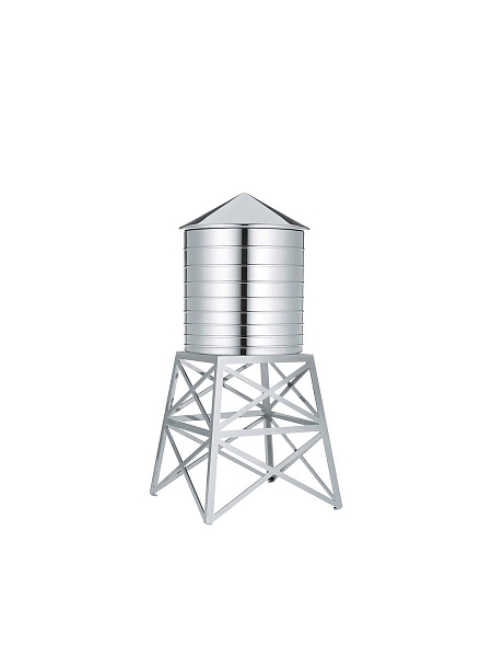 ALESSI Емкость для хранения Water Tower, DL02, нержавеющая сталь.