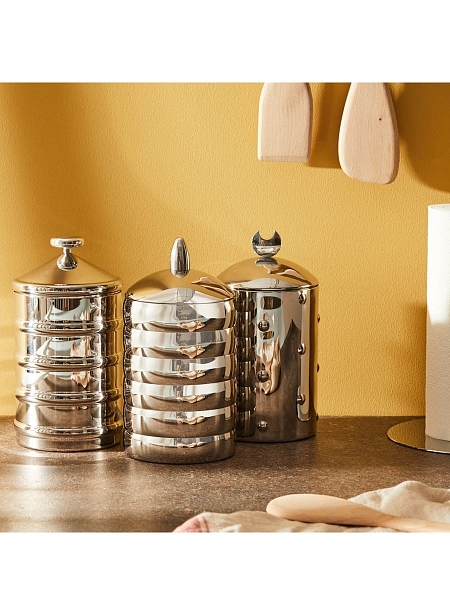 ALESSI Емкость для хранения KALISTO' 3, нержавеющая сталь, арт. CB03