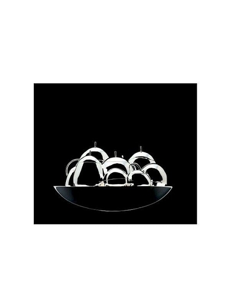 ALESSI Чашки кофейные с блюдцами (2 пары) FRUIT BASKET, SAN06