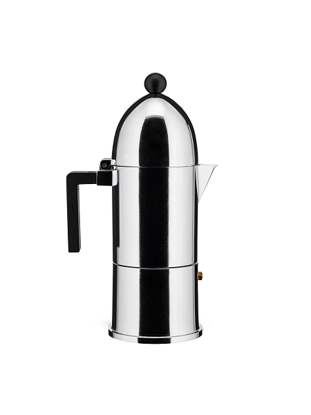 ALESSI Кофеварка гейзерная LA CUPOLA, 300мл для эспрессо на 6 чашек , A9095/6 B