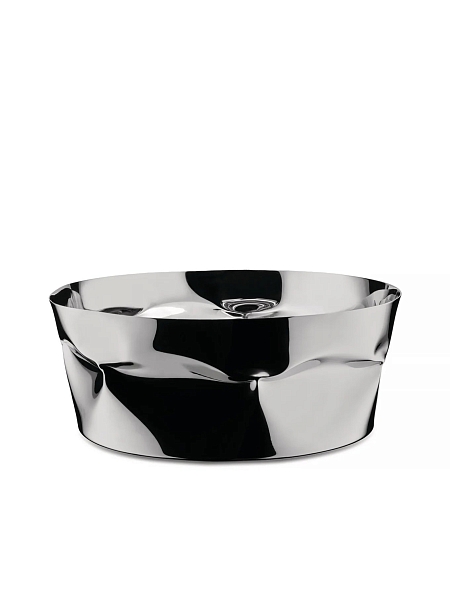 ALESSI Блюдо 24,5 см COMPRESSIONI, арт. ITM16, для фруктов, нержавеющая сталь.