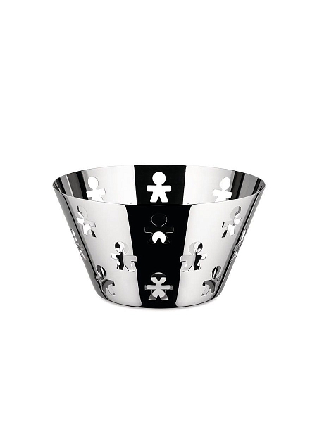 ALESSI Блюдо 23 см GIROTONDO, AKK05, нержавеющая сталь.