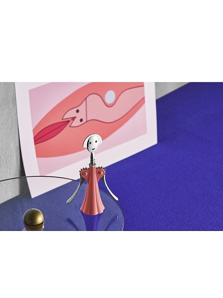 ALESSI Штопор ALESSI ANNA G, AM01 P, розовый