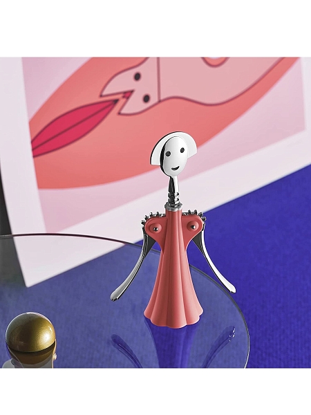 ALESSI Штопор ALESSI ANNA G, AM01 P, розовый
