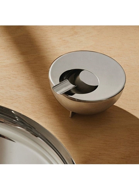 ALESSI Пепельница, нержавеющая сталь, премиальное качество, арт. 90046