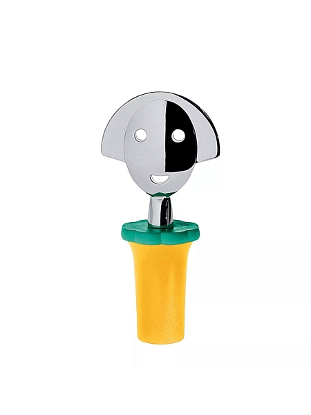 ALESSI Пробка для бутылок ANNA STOP 2 AAM06 Y, желтая