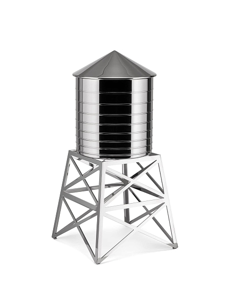 ALESSI Емкость для хранения Water Tower, DL02, нержавеющая сталь.