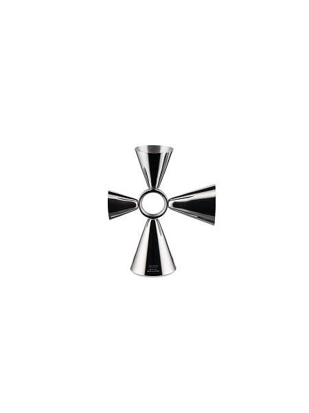 ALESSI Шейкер, ситечко и мерка для коктейлей TENDING BOX, GIA26SET, нержавеющая сталь.