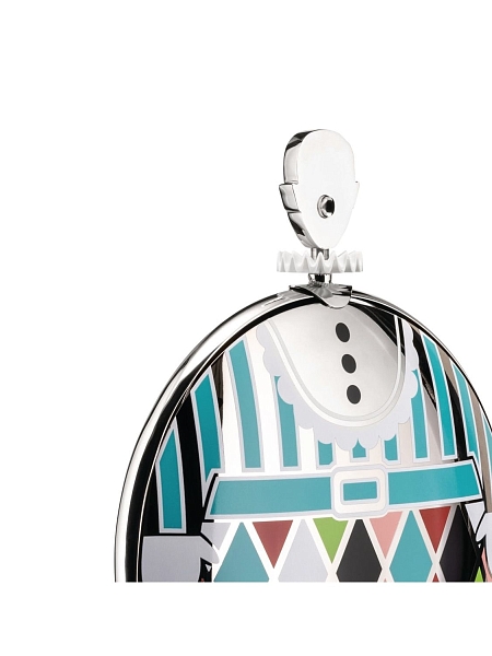 ALESSI Складное сервировочное блюдо для торта, десертов и закусок, FATMAN, форма Клоун, нержавеющая сталь, премиальное качество, MW08