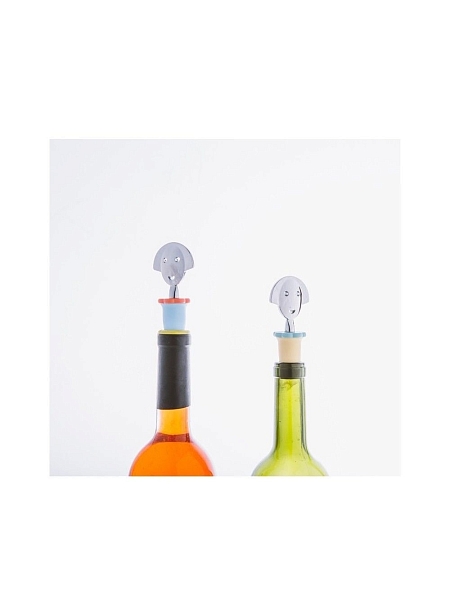 ALESSI Пробка для бутылок ANNA STOP 2 AAM06 Y, желтая