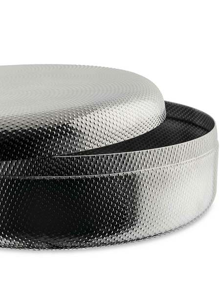 ALESSI Контейнер с крышкой 28 см Extra Ordinary Texture, JM01/28 T, нержавеющая сталь.