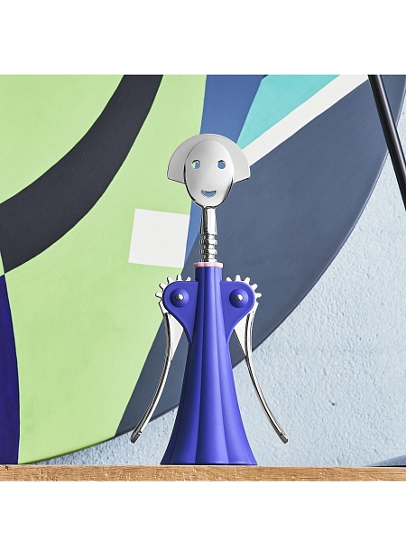 ALESSI Штопор ANNA G, AM01 DAZ, синий