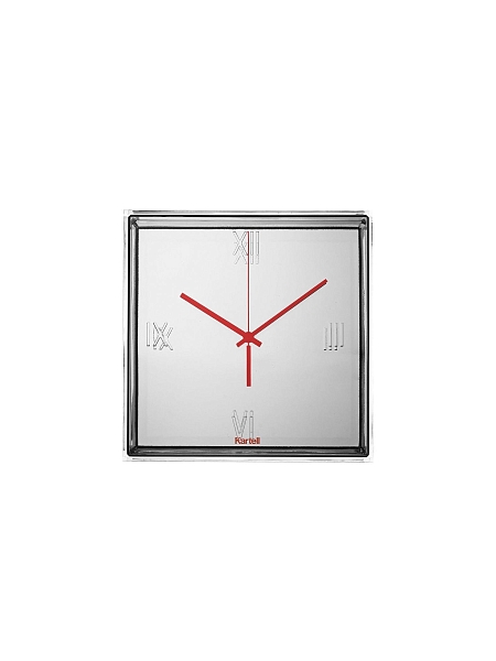 KARTELL Настенные часы 30 х 30 см TIC&TAC, 1910/XX, хром.