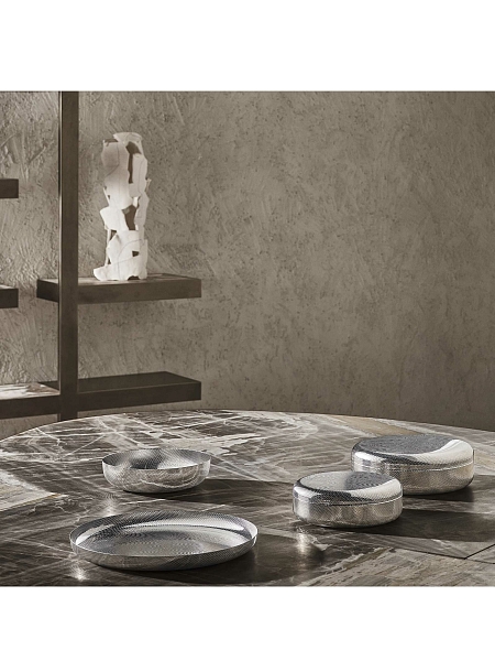 ALESSI Контейнер с крышкой 28 см Extra Ordinary Texture, JM01/28 T, нержавеющая сталь.