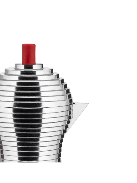 ALESSI Кофеварка гейзерная (300 мл) Alessi Pulcina MDL02/6RFM, красный