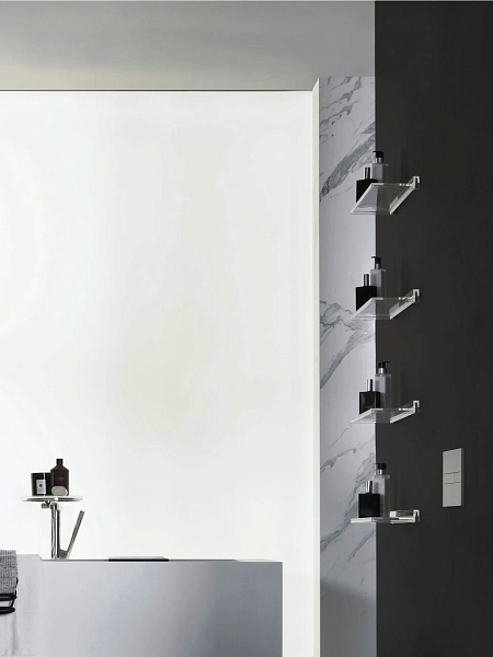 KARTELL Полка для ванной 45х4х15 см SHELFISH, 9920/B4, прозрачный.