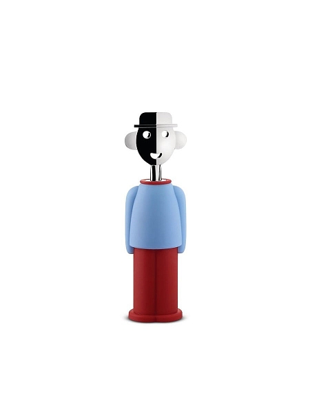 ALESSI Штопор ALESSANDRO M. AM23 LAZR, голубой-красный