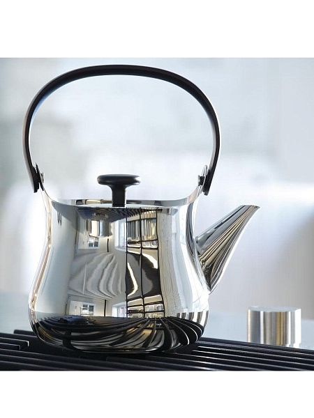 ALESSI Заварочный чайник с фильтром CHA, нержавеющая сталь, арт. NF01
