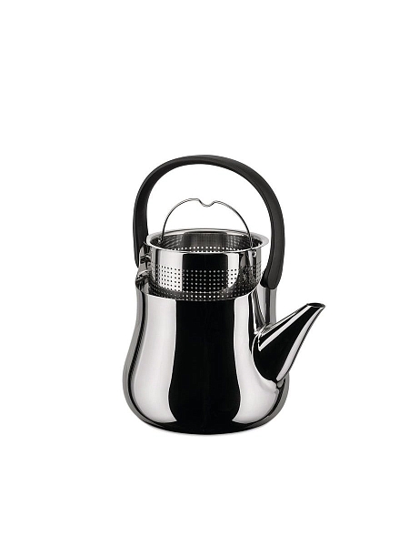 ALESSI Заварочный чайник с фильтром CHA, нержавеющая сталь, арт. NF01