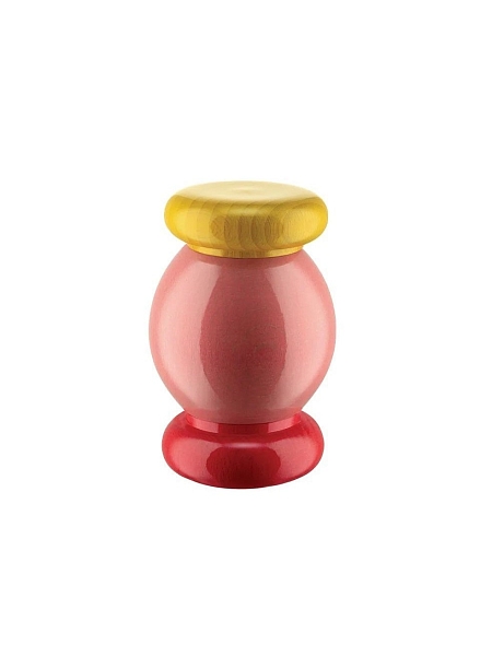 ALESSI Мельница для перца, соли и специй, механическая, деревянная, премиум качество, ES18 2, розовый-красный-желтый