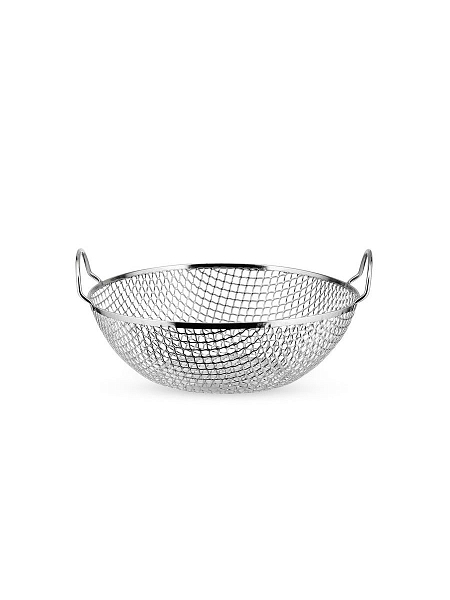 ALESSI Ваза с дуршлагом для фруктов на ножке, нержавеющая сталь, премиальное качество, AC04 B