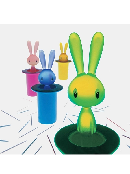 ALESSI Держатель для зубочисток MAGIC BUNNY, ASG16 Y, желтый