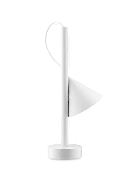ALESSI Светильник настольный беспроводной TSUMIKI, белый, h 33.7 см, арт. ME01 W