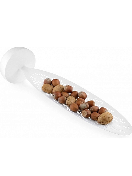 ALESSI Качающееся сервировочное блюдо для фруктов LOVELY BREEZE, 41 см, арт. SA01 W, белый