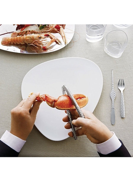 ALESSI Щипцы для краба/лобстера COLOMBINA FISH. Нержавеющая сталь, премиум качество, FM23/42