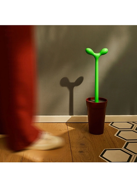 ALESSI Туалетный ершик MERDOLINO. Дизайнерский, пластик, ASG04, терракотовый