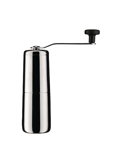 ALESSI Кофемолка ручная дизайнерская SLOW COFFEE. Нержавеющая сталь, KT01