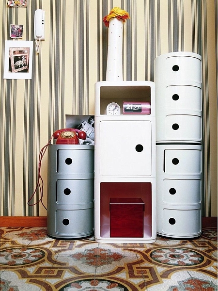 KARTELL Тумба h 58.5,0 х 32,0 см Componibili, 4967/03, белый.