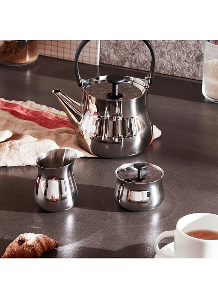 ALESSI Сахарница CHA, нержавеющая сталь, арт. NF03