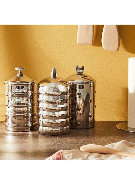 ALESSI Емкость для хранения KALISTO' 2, нержавеющая сталь, арт. CB02