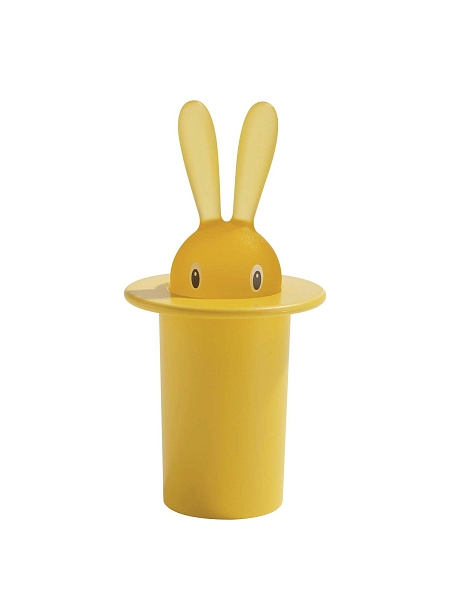 ALESSI Держатель для зубочисток MAGIC BUNNY, ASG16 Y, желтый
